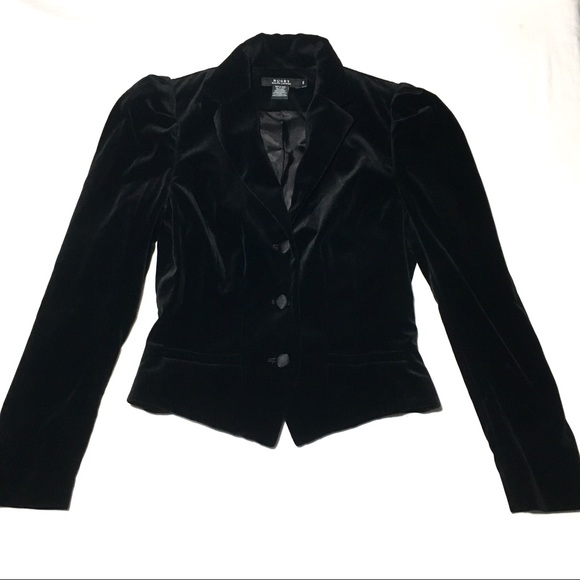 ralph lauren black velvet blazer